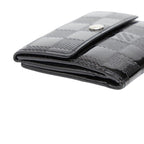 Louis Vuitton Damier Vernis Lladro Coin Case Card Black Patent — view 6