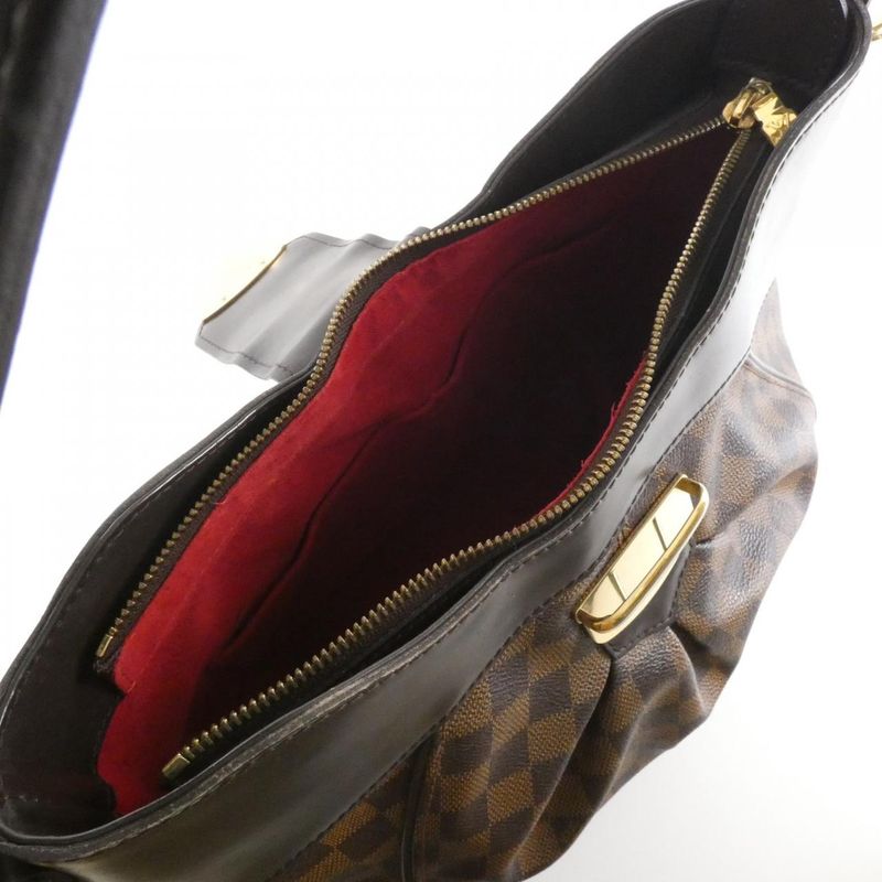 Louis Vuitton Damier Sistine MM Shoulder Bag — view 9
