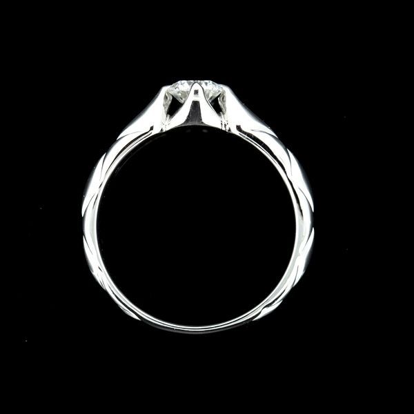 Chanel Quilted Diamond 030 CT F-Vvs 2 Ring Pt950 47 — view 6