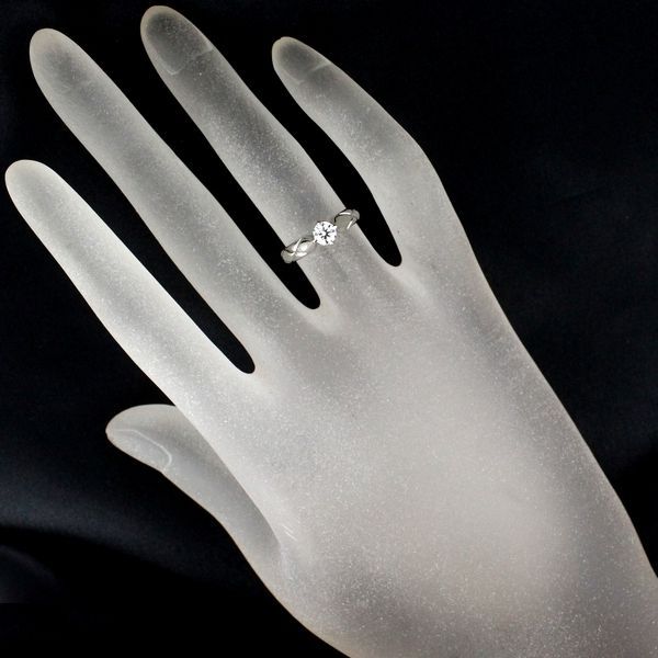 Chanel Quilted Diamond 030 CT F-Vvs 2 Ring Pt950 47 — view 7