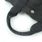 Hermes Her Line Herbag MM Serie Hardware Canvas Tote Handbag Gray — view 5