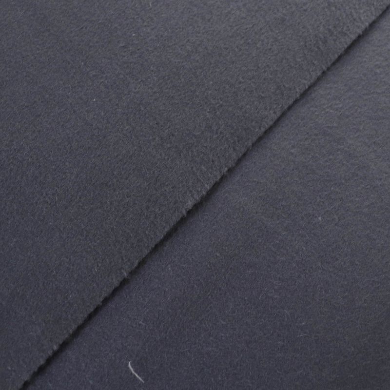 Hermes 100% Cashmere Logo Embroidery Fringe Super Large Shawl — view 3