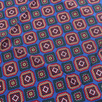 Chanel Vintage 100% Silk Logo Total Print Carre 140 Size Scarf Blue Red — view 3