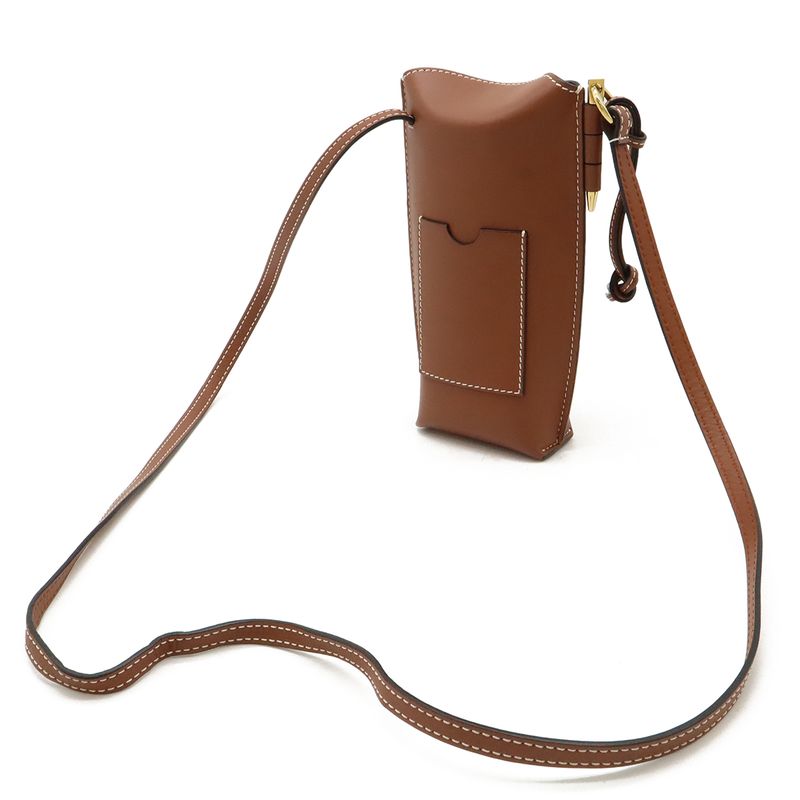 Loewe Anagram Gate Pocket Shoulder Pouch Pochette Calfskin Leather — view 2