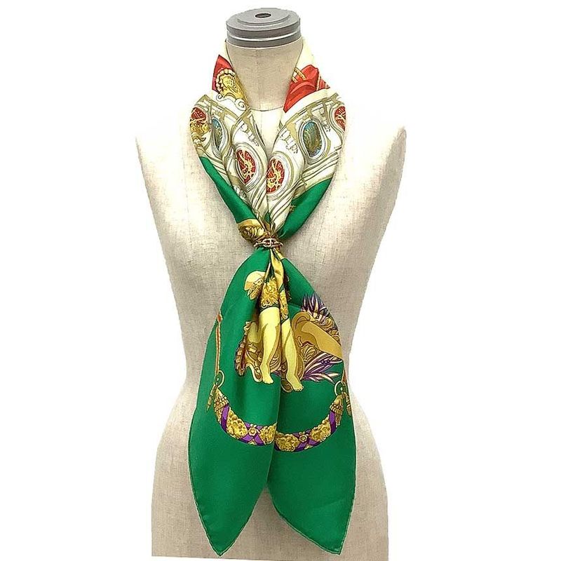 Hermes Carre 90 Scarf Hommage A Charles Garnier Sha Lou Tribute — view 2