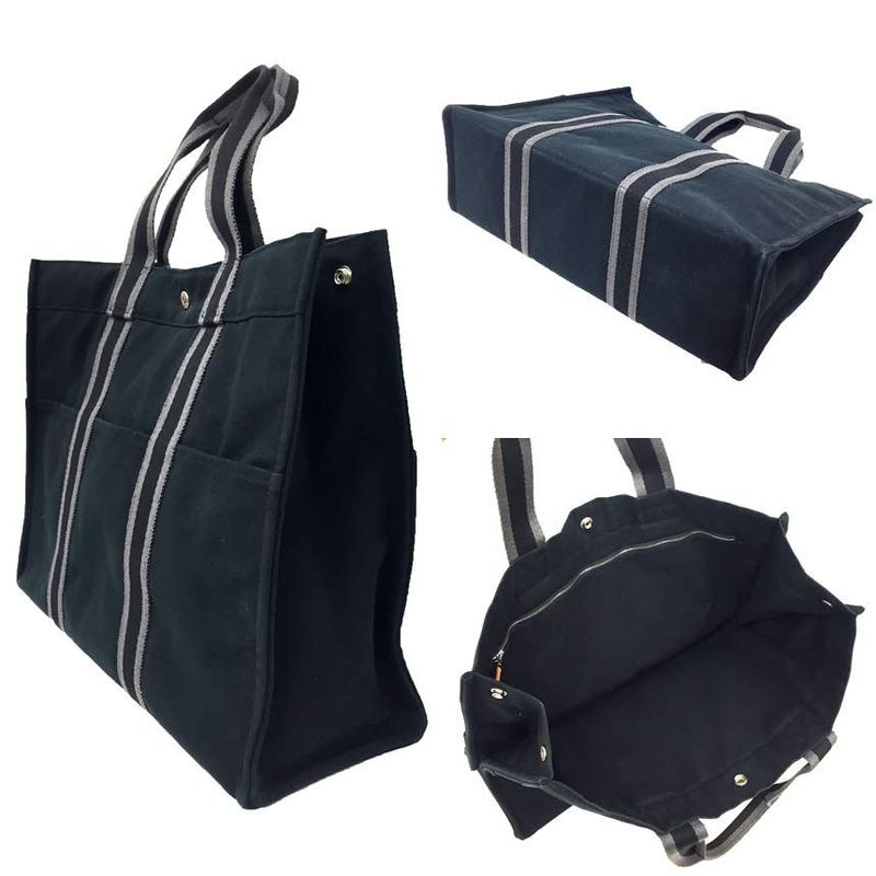Hermes Fourre Tout GM Tote Bag Black Men Women — view 2