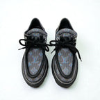 Louis Vuitton Bobur Line Monogram Loafers Leather Shoes Black Multicolor — view 2