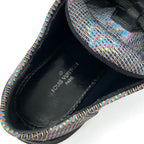 Louis Vuitton Bobur Line Monogram Loafers Leather Shoes Black Multicolor — view 7