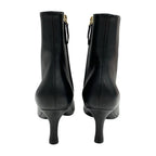 Louis Vuitton Rotary Line Boots Short Shoes Leather Black Gold Logo — view 5