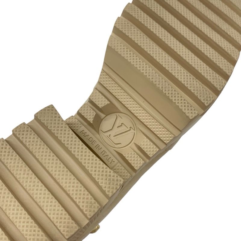 Louis Vuitton Laurie Line Monogram Boots Short Shoes Leather Suede Beige — view 8