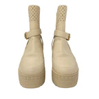Louis Vuitton Laurie Line Monogram Boots Short Shoes Leather Suede Beige — view 2