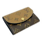 Louis Vuitton Monogram Reverse Porte Monerosali Coin Case Brown — view 3