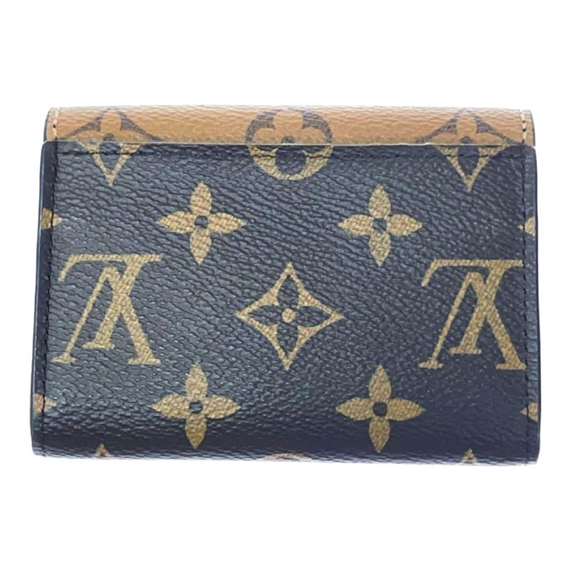 Louis Vuitton Monogram Reverse Porte Monerosali Coin Case Brown — view 5