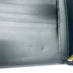 Celine Leather Bifold Wallet Strap Black — view 8
