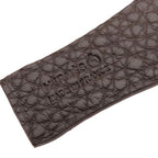 Hermes Bag Charm Petit Ash Bamboo Vaux Epson Togo Red and Brown — view 6