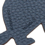 Hermes Bag Charm Petit Ash Sal Vaux Epson Togo Grey and Navy Blue Monkey — view 6