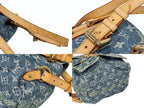 Louis Vuitton Mini Backpack a Dos PM Monogram Denim Indigo Gold — view 6