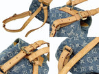 Louis Vuitton Mini Backpack a Dos PM Monogram Denim Indigo Gold — view 5