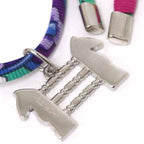Hermes Silk Bracelet Choker Charm 2017 Paris Main Store Limited Not Released — view 6