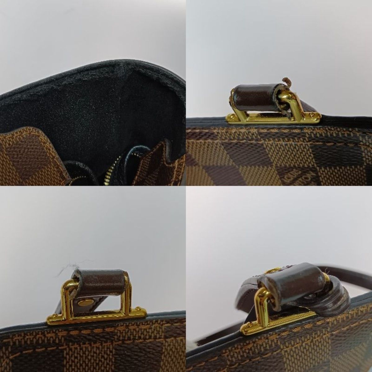 Louis Vuitton Damier Jersey Tote Bag Noir with Strap — view 7