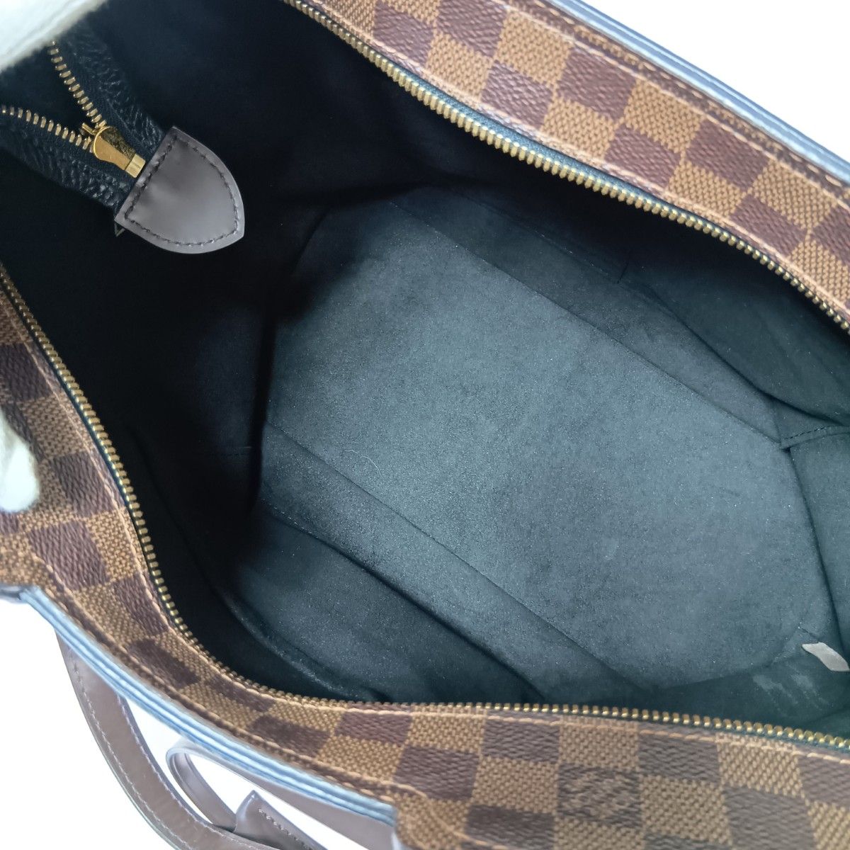 Louis Vuitton Damier Jersey Tote Bag Noir with Strap — view 8