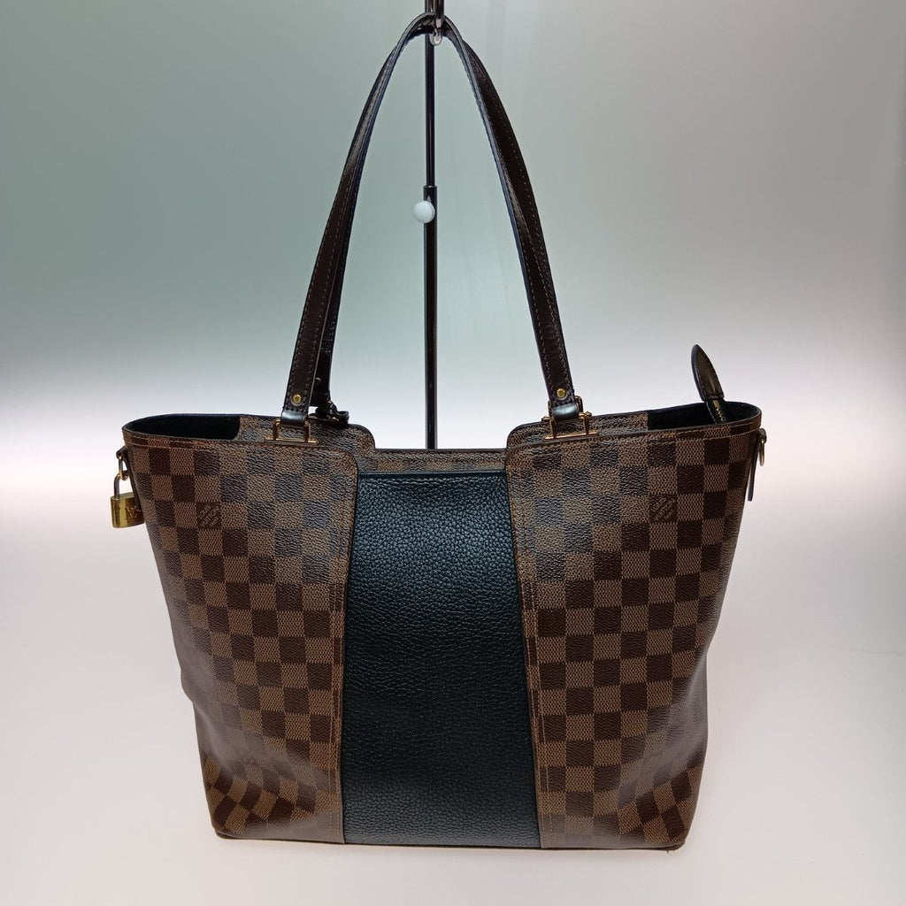 Louis Vuitton Damier Jersey Tote Bag Noir with Strap — view 2