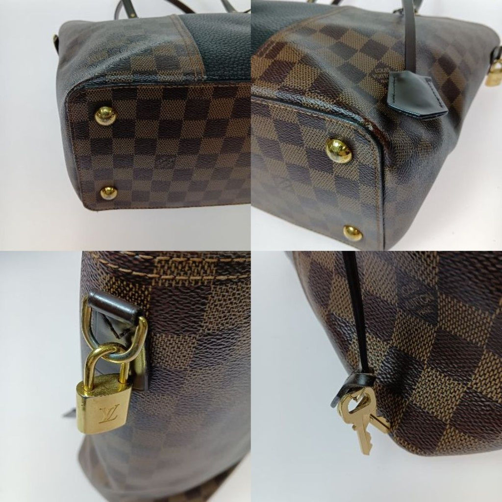Louis Vuitton Damier Jersey Tote Bag Noir with Strap — view 4