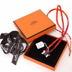 Hermes Silk Bracelet Choker Charm 2017 Paris Main Store Limited Not Released — view 3