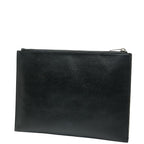 Saint Laurent Logo Clutch Bag Second Black Multicolor Leather Women — view 2