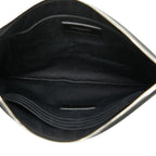 Saint Laurent Logo Clutch Bag Second Black Multicolor Leather Women — view 6