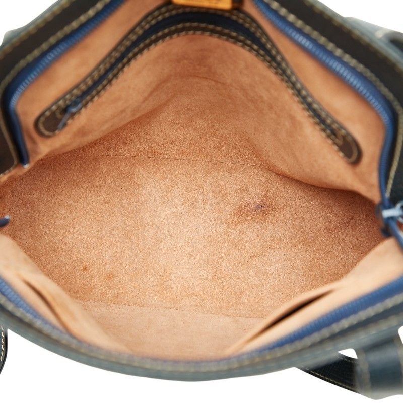 Loewe Tote Blue Leather — view 8