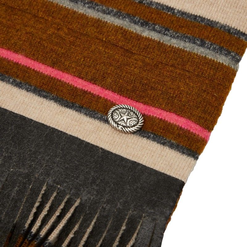 Chanel Striped Beige Multicolor Cashmere — view 3