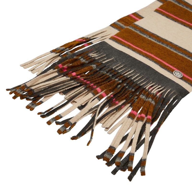 Chanel Striped Beige Multicolor Cashmere — view 2