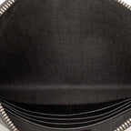 Loewe Anagram Bicolor Clutch Bag Second Black Red Leather — view 4