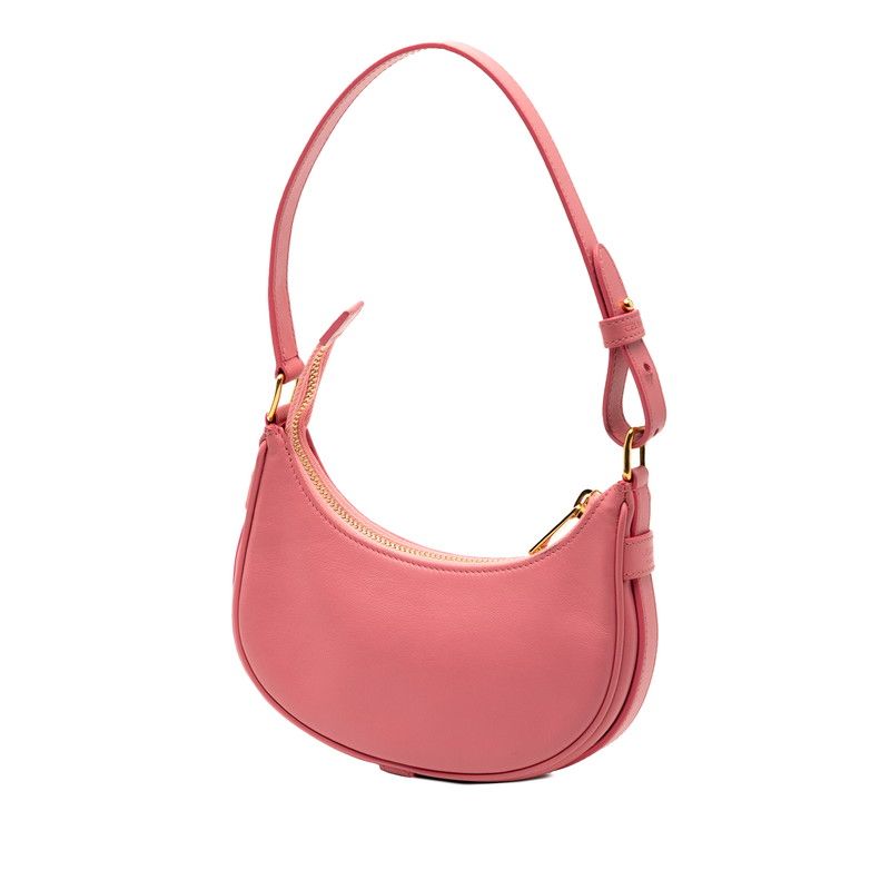 Celine Handbag Hobo Bag Pink Leather — view 2