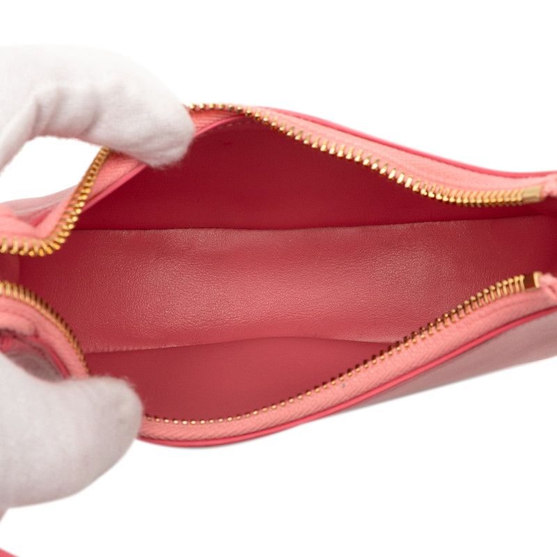 Celine Handbag Hobo Bag Pink Leather — view 4