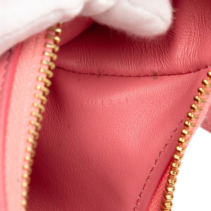 Celine Handbag Hobo Bag Pink Leather — view 6
