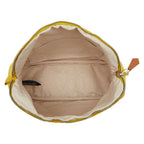 Hermes Bolide Pouch 25 Small Yellow Canvas — view 8