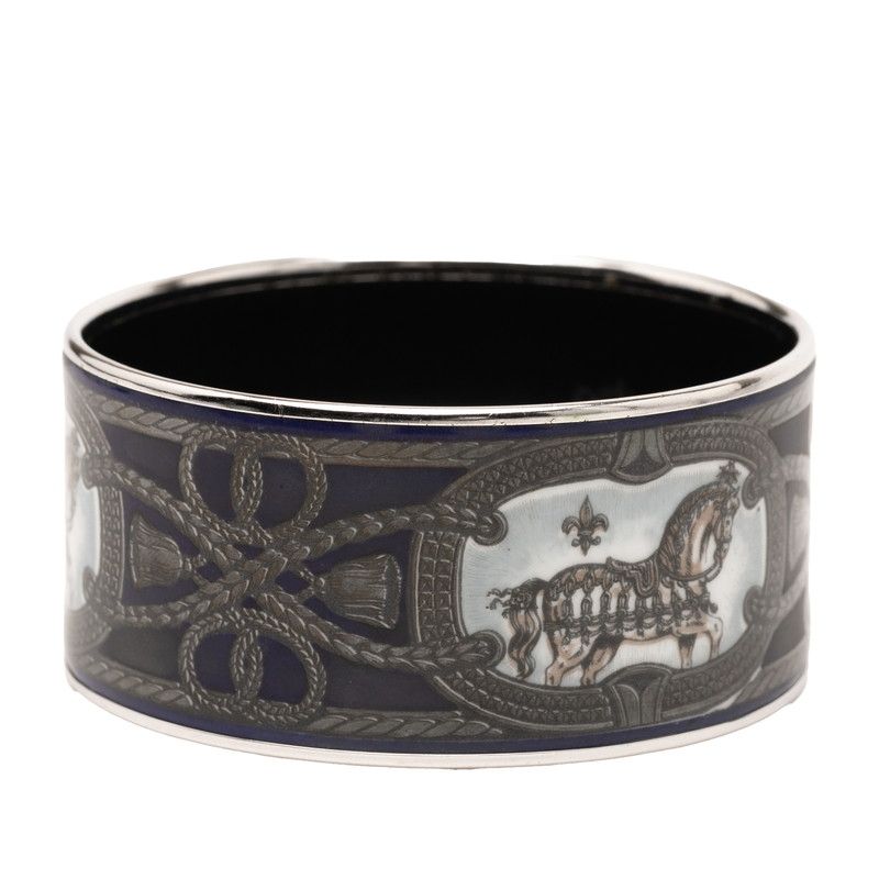 Hermes Emile T GM Cloisonne Silver Multicolor Metal — view 4