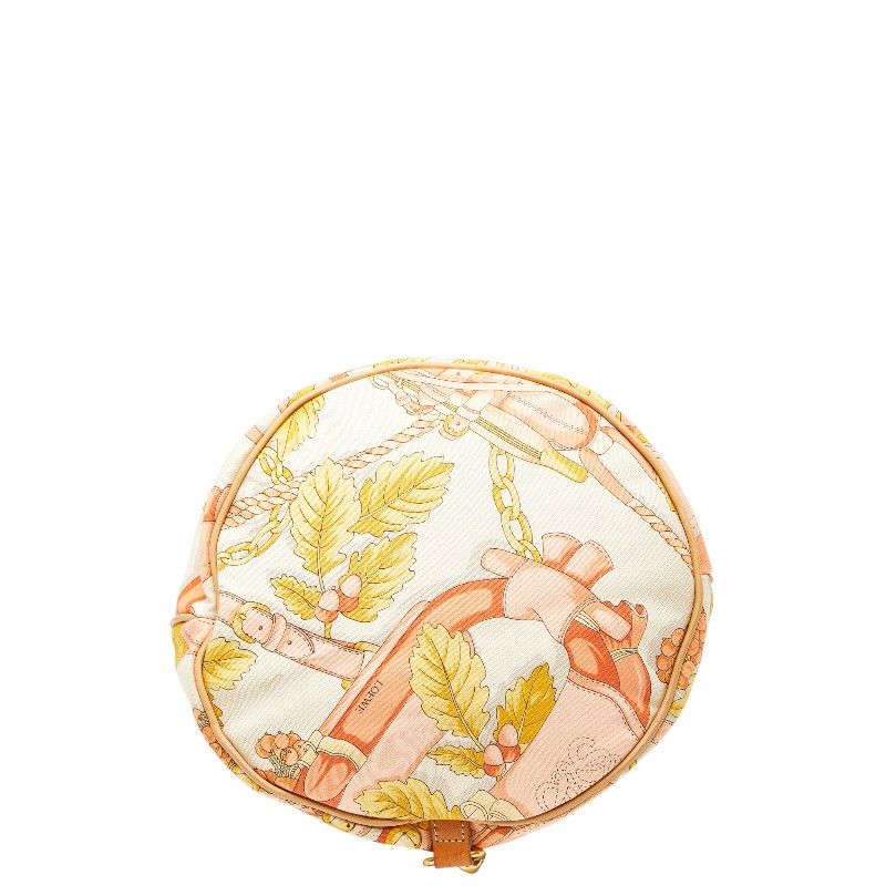 Loewe Anagram Botanical Motif Shoulder Tote Bag Beige Multicolor — view 3