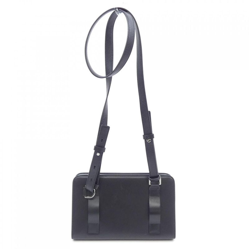 Christian Dior Bag Crossbody Leather Black Purse — view 3