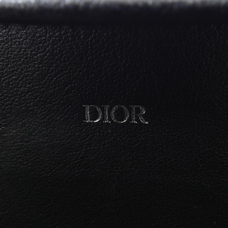 Christian Dior Bag Crossbody Leather Black Purse — view 5