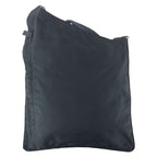 Prada Tessuto Triangle Logo Plate Black Silver Hardware Nylon Shoulder Bag — view 2