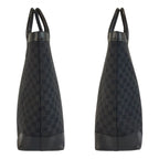 Gucci Black GG Canvas Leather 33889 Tote Bag — view 7