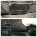 Gucci Black GG Canvas Leather 33889 Tote Bag — view 4
