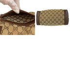 Gucci Beige Brown Silver Hardware GG Canvas Leather 019 0402 Tote Bag — view 9