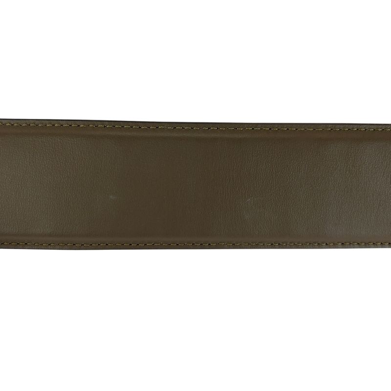 Fendi Strap You FF Logo Brown Gold Hardware Leather Shoulder — view 7