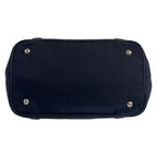 Prada Tessuto Navy Nylon Leather Tote — view 9