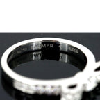 Chanel Diamond Ring White Gold Ribbon 47 Certificate — view 5