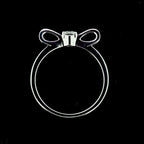 Chanel Diamond Ring White Gold Ribbon 47 Certificate — view 7
